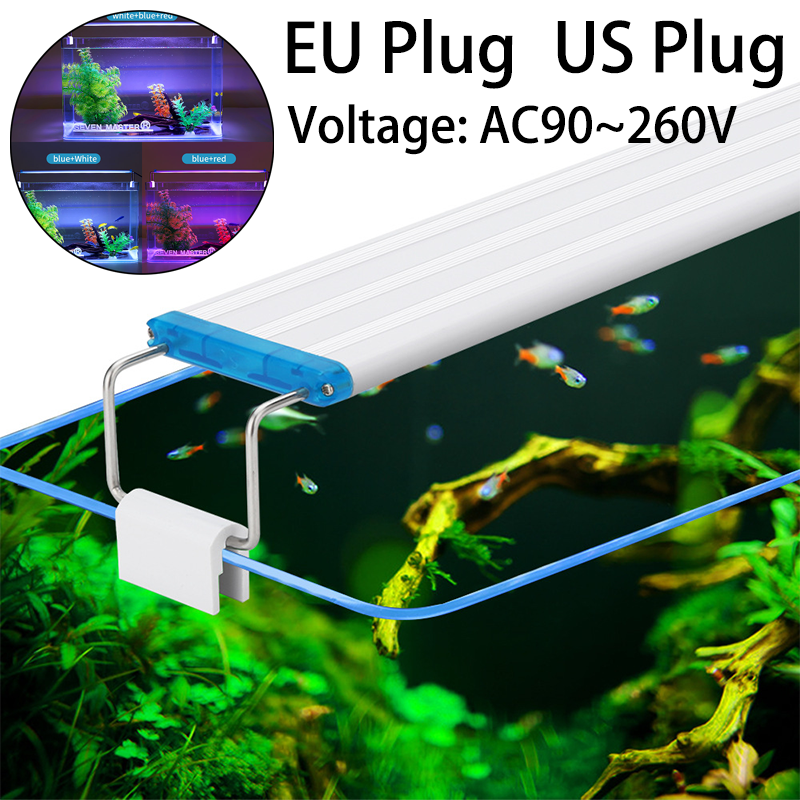 Aquarium Fish Elevator - Ultra-thin Aquarium LED Light Blue White