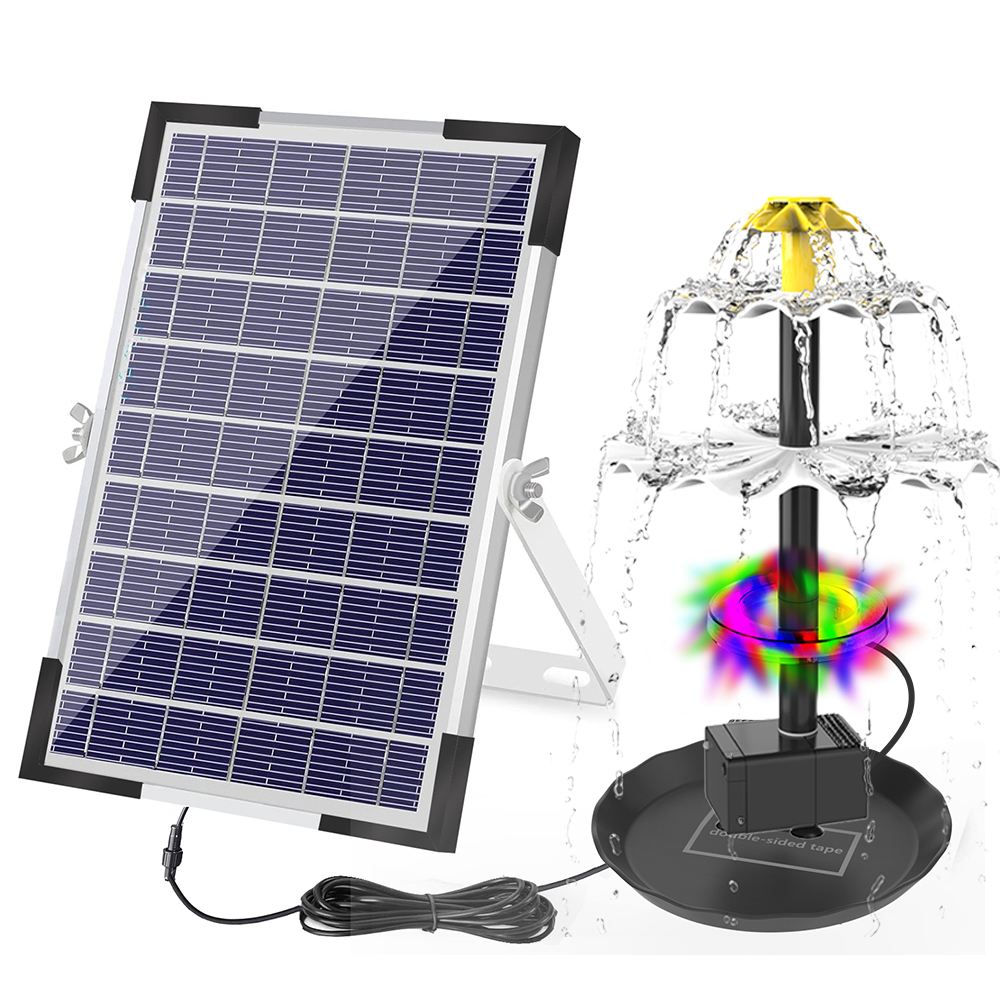 Aquarium Fish Pond - Solar Fountain Pump for Bird Bath