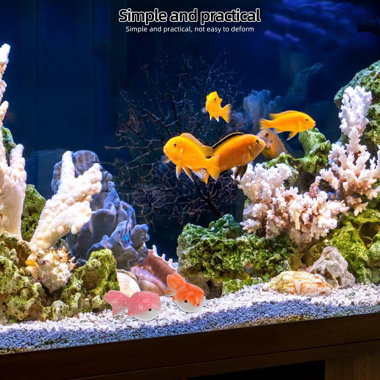 Aquarium Fish Pond - Floating Ceramic for Pond Aquarium Decor