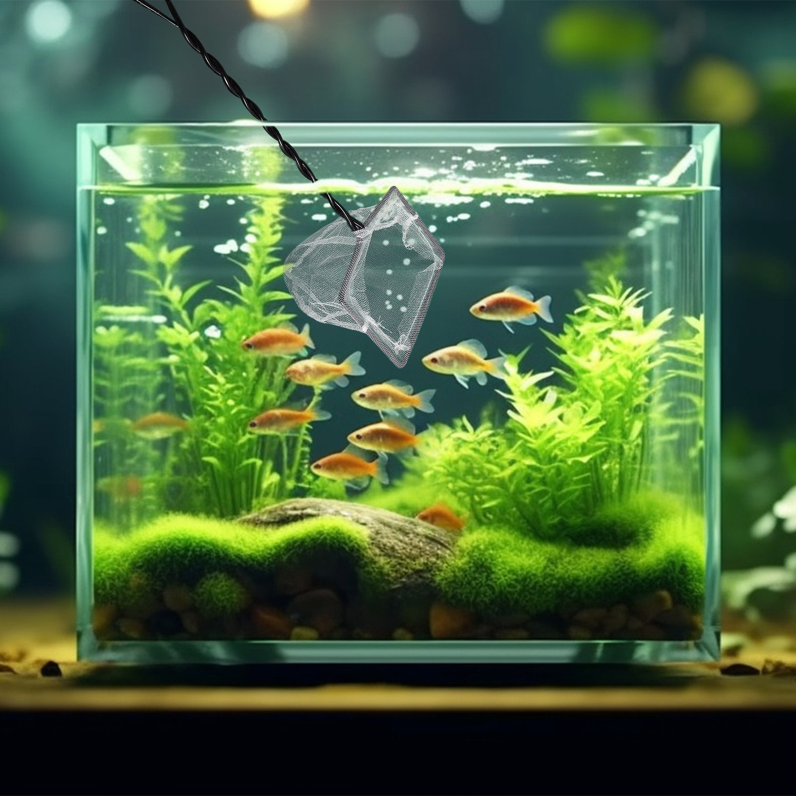 Aquarium Fishland - Fishing Net Multi-Use Aquarium Handheld Small