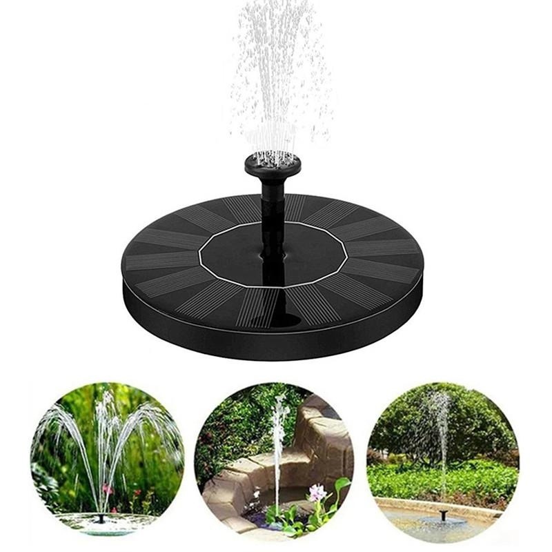 Aquarium Fish Pond - Solar Fountain Pump with 6 Nozzles