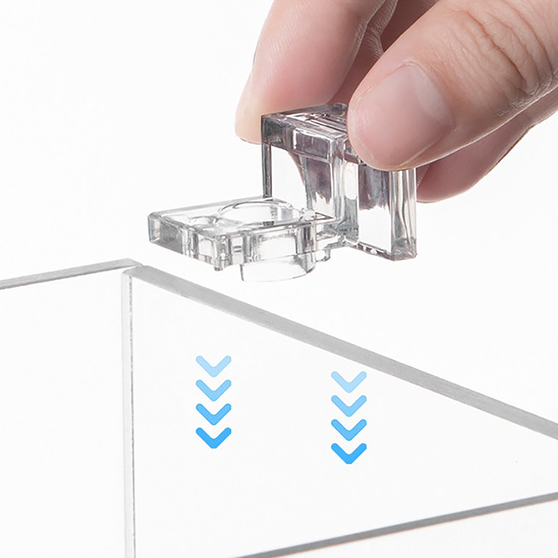 Aquarium Fish Elevator - 4pcs 6mm/8mm/10mm Fish Tank Acrylic Clips