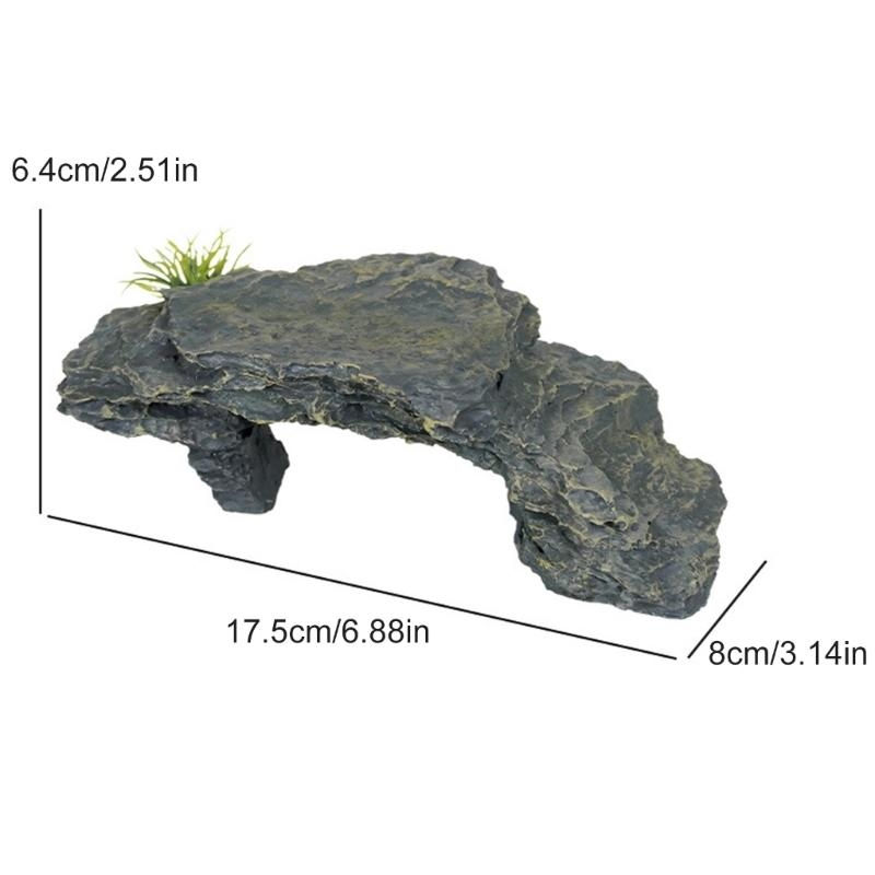 Aquarium Fish Games - Terrariums Basking Platform Fishtanks Shelter Cave