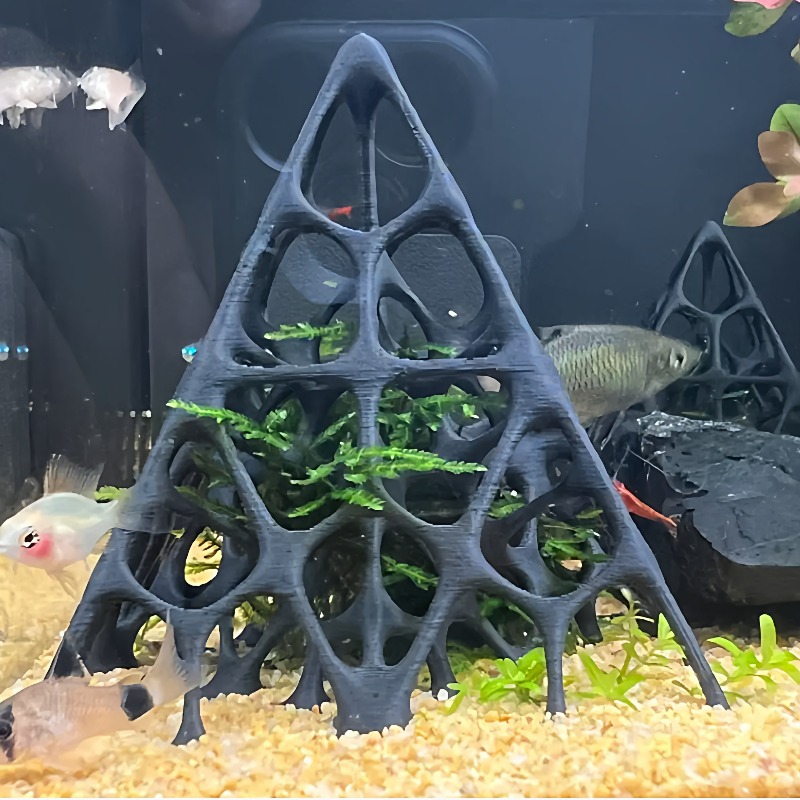 Aquarium Fish Games - 3D Printed Pyramid Fish & Shrimp