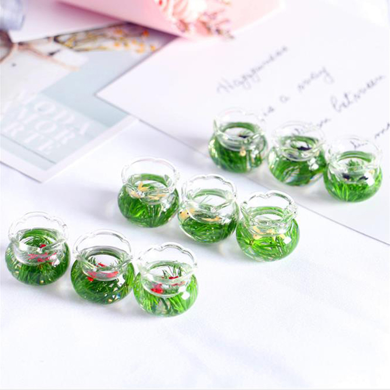 1/12 Lovely Dollhouse Miniatur - Aquarium Fish In Bowl のレビューと価格