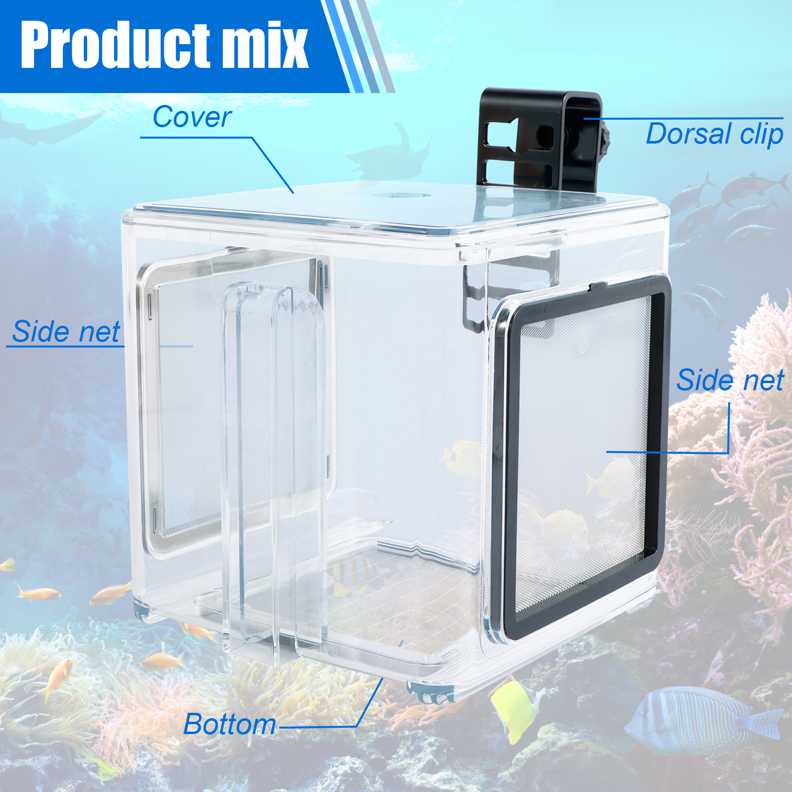 Aquarium Breeder Box Fish Bree - Aquarium Fish In Bowl のレビューと価格