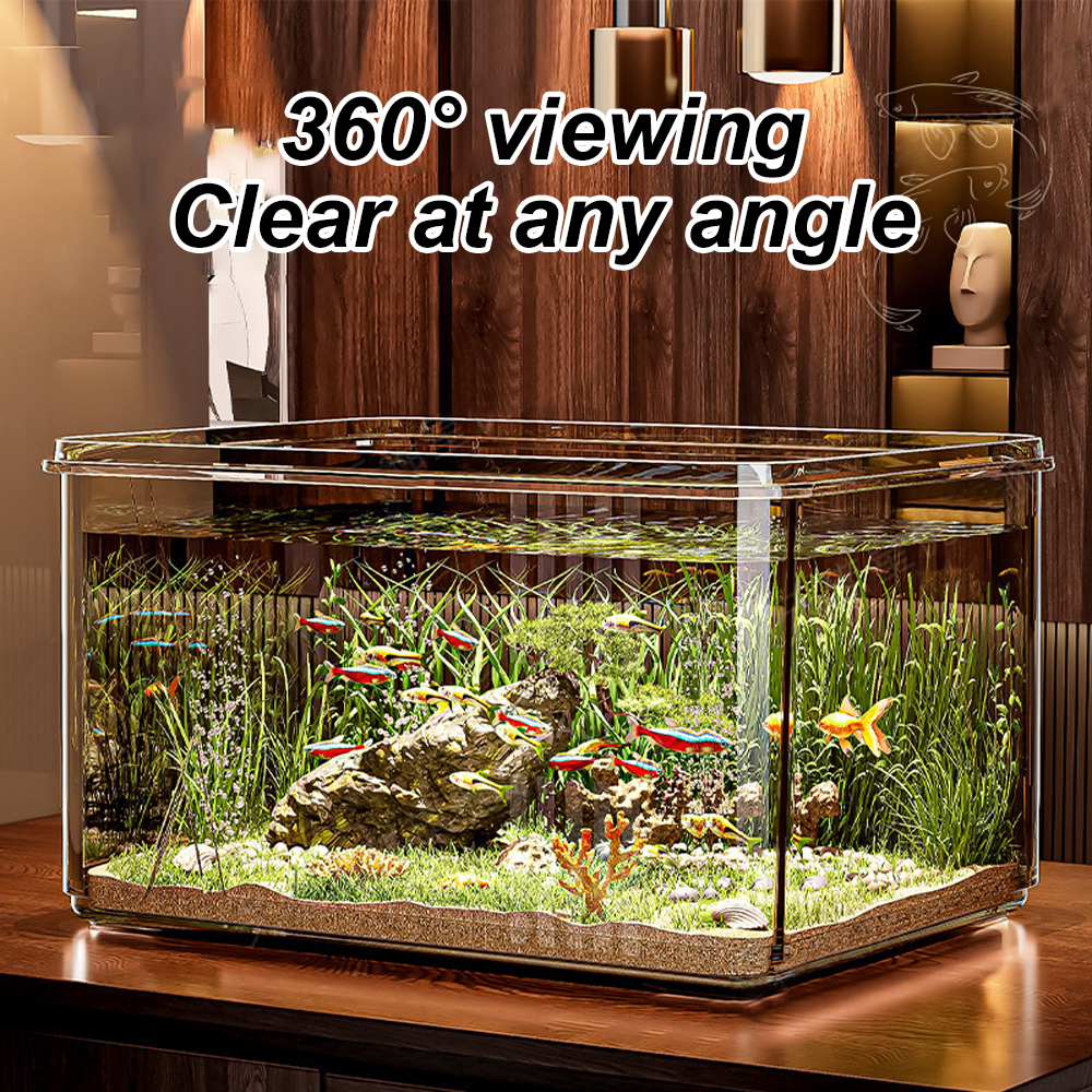 1 PC Transparent Aquarium Crea - Aquarium Goldfish のレビューと価格
