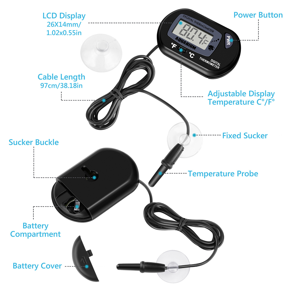ST-3 Waterproof Digital Aquari - Aquarium Fish Yellow And Black のレビューと価格