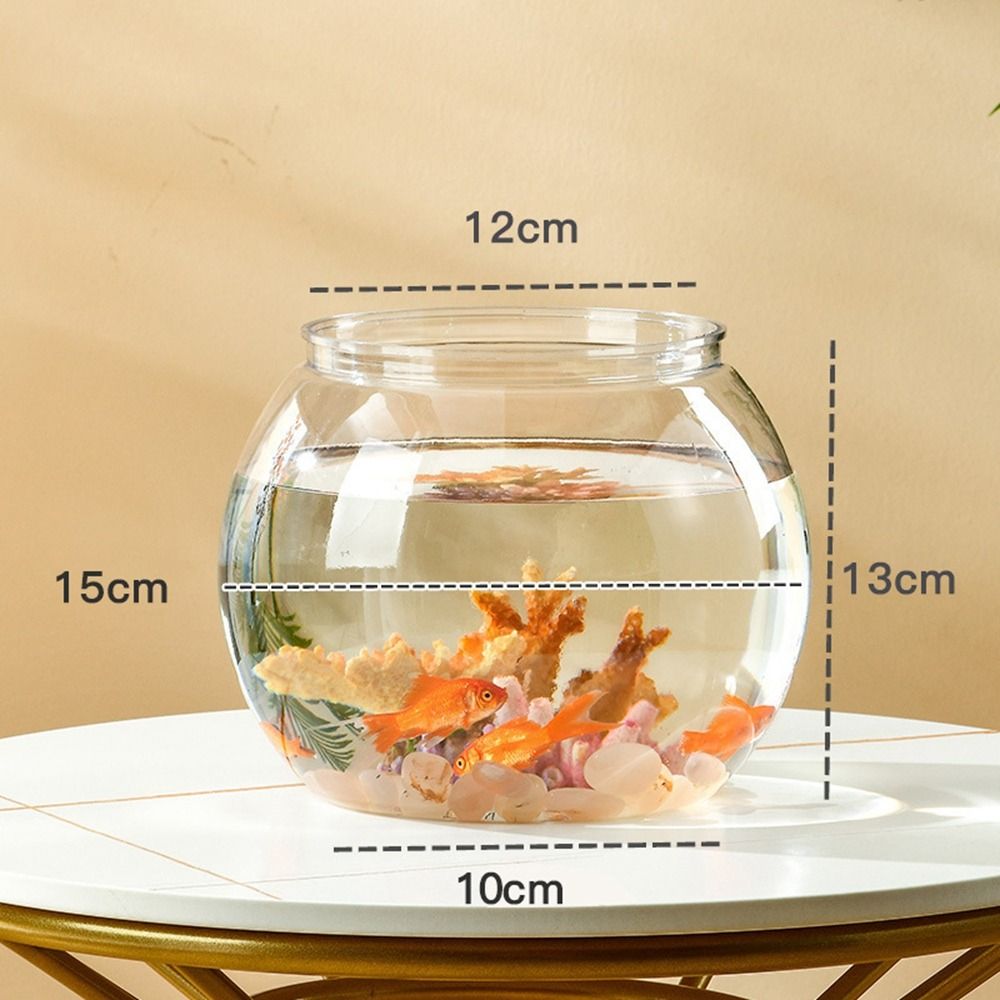 Home Decor Clear Transparent R - Aquarium Fish In Bowl のレビューと価格