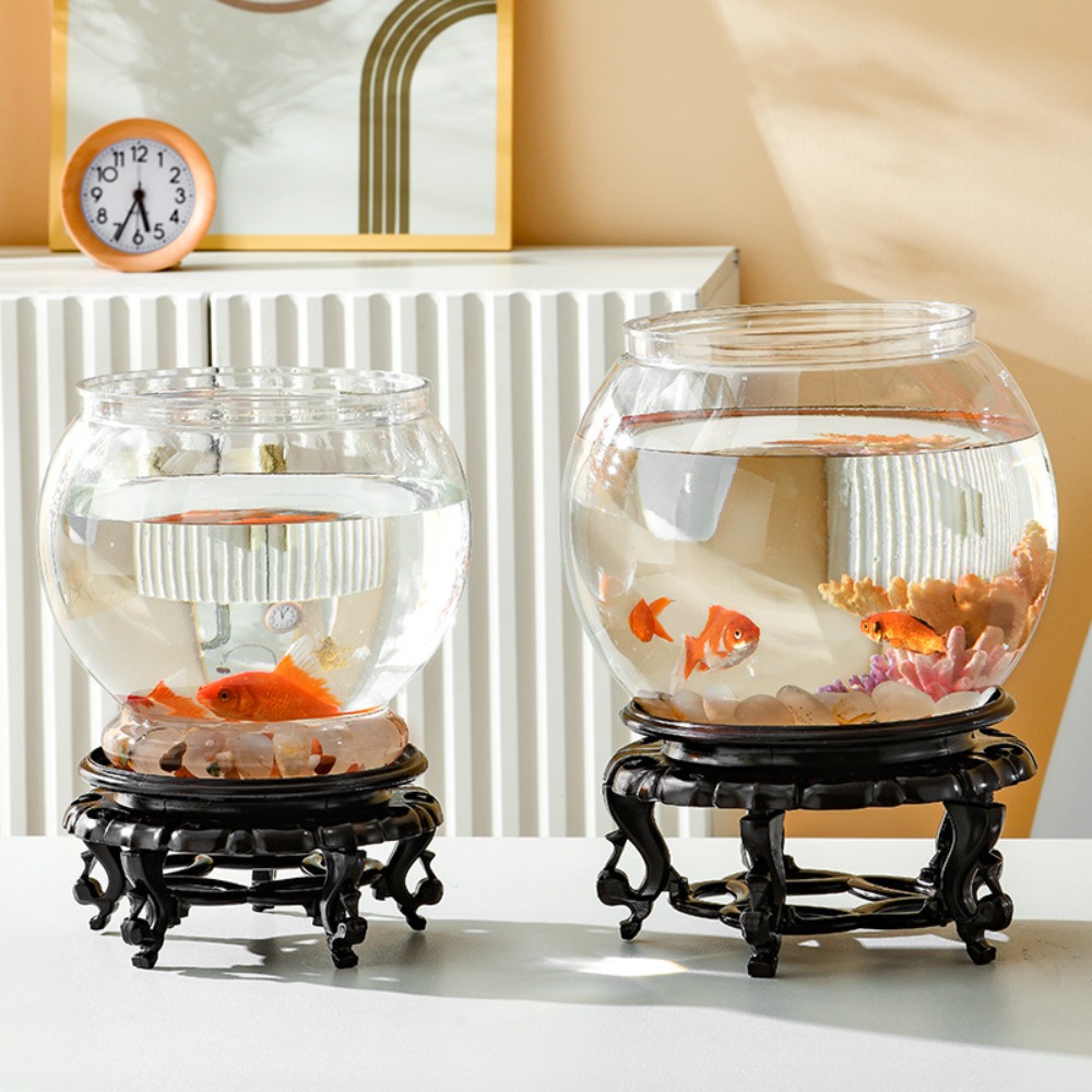 Home Decor Clear Transparent R - Aquarium Fish In Bowl のレビューと価格