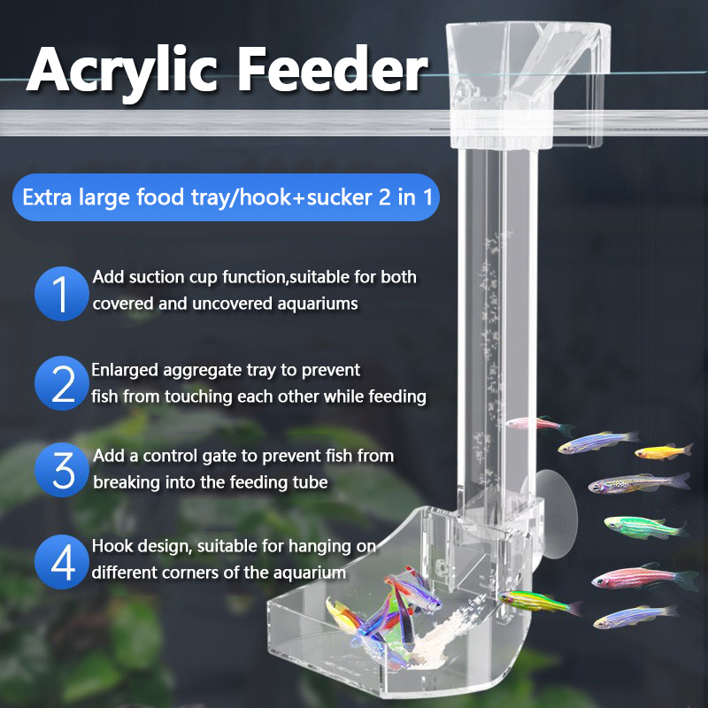 Aquarium Acrylic Feeding tube  - Aquarium Fish Variety のレビューと価格