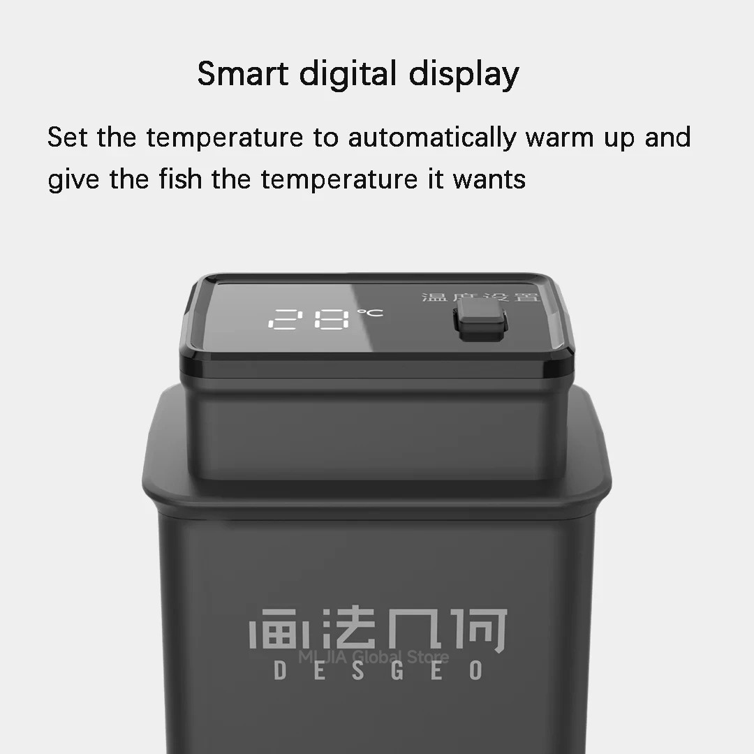 DESGEO 50W Smart Aquarium Heat - Aquarium Xiaomi のレビューと価格