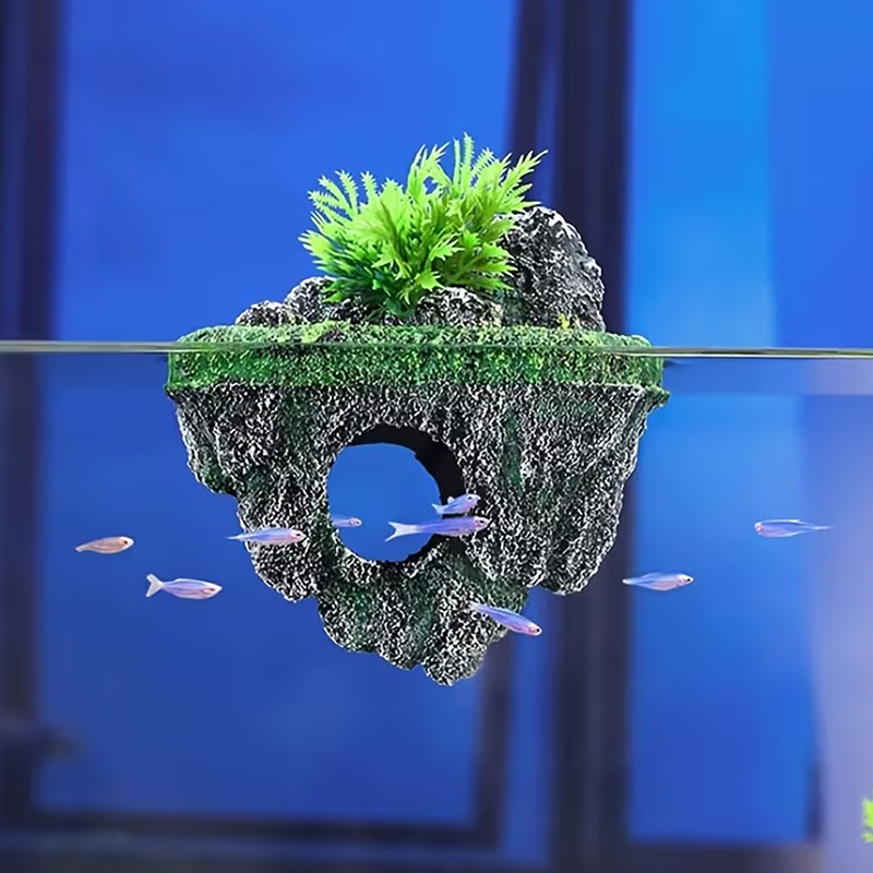 Z. Suspended Island Fish Tank  - Aquarium Fish Games のレビューと価格