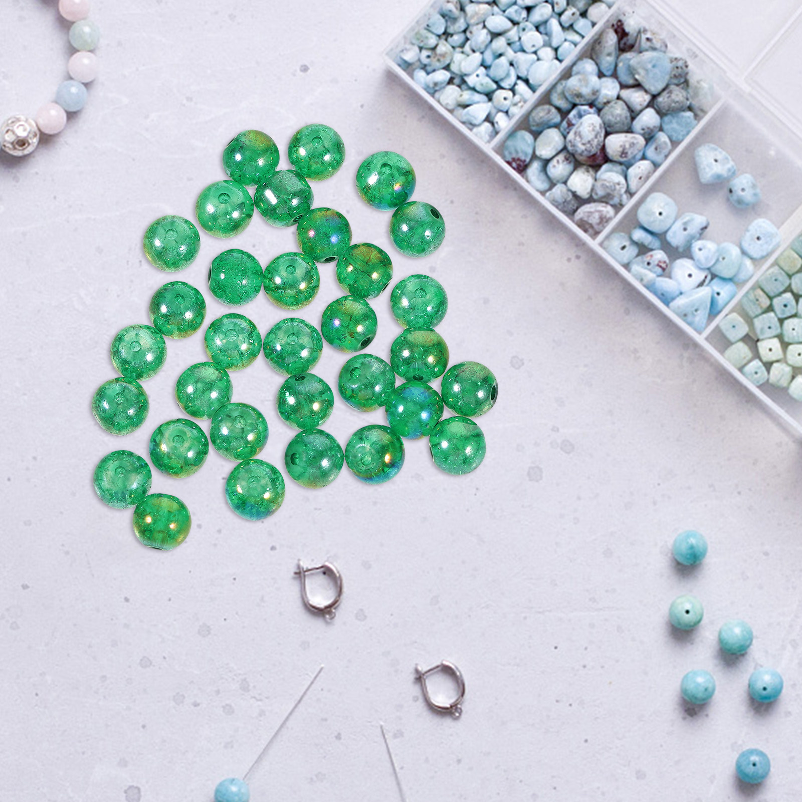 50Pcs Aquarium Glass Beads Dec - Aquarium Fishes のレビューと価格