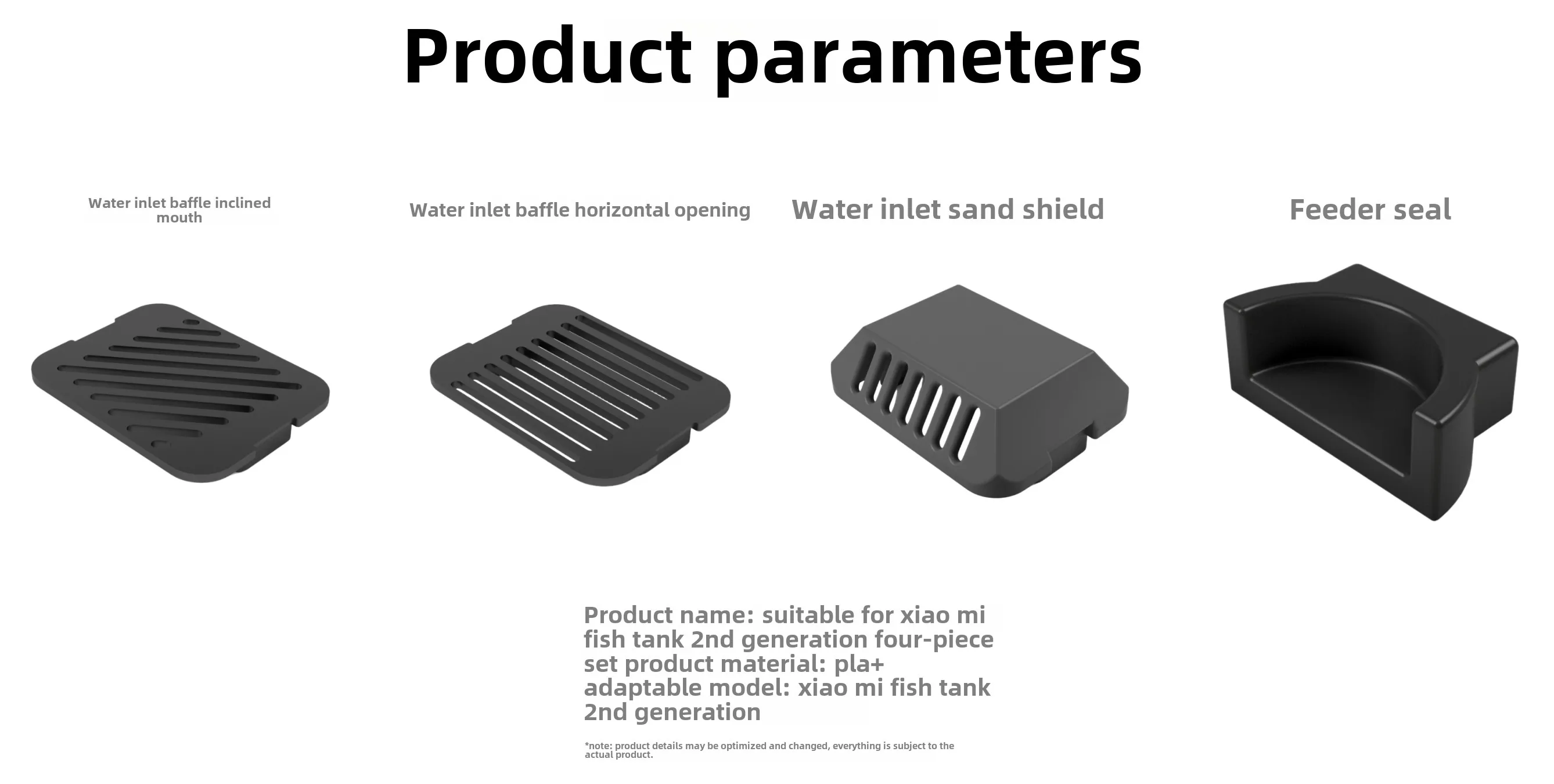 4PCS/Set For xiaomi mijia aqua - Aquarium Xiaomi のレビューと価格