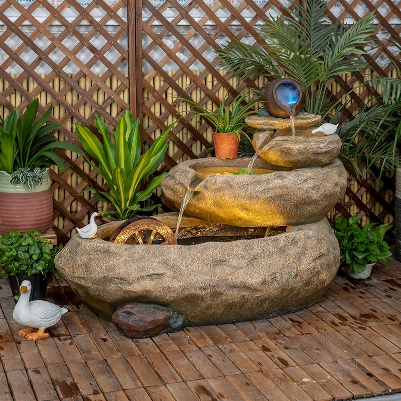 Outdoor Balcony Fish Pond Cour - Aquarium Fish Pond のレビューと価格