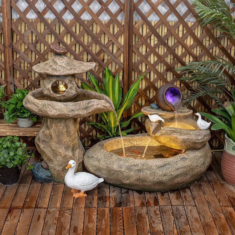 Outdoor Balcony Fish Pond Cour - Aquarium Fish Pond のレビューと価格