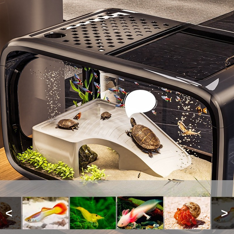 Luxury Covered Desktop Fish Ta - Aquarium Goldfish のレビューと価格