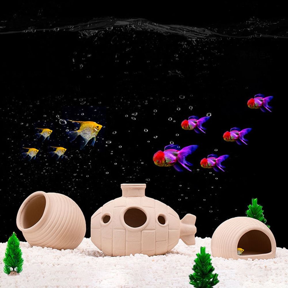 Ceramic Aquarium Shrimp Hideaw - Aquarium Fish Hiding Places のレビューと価格