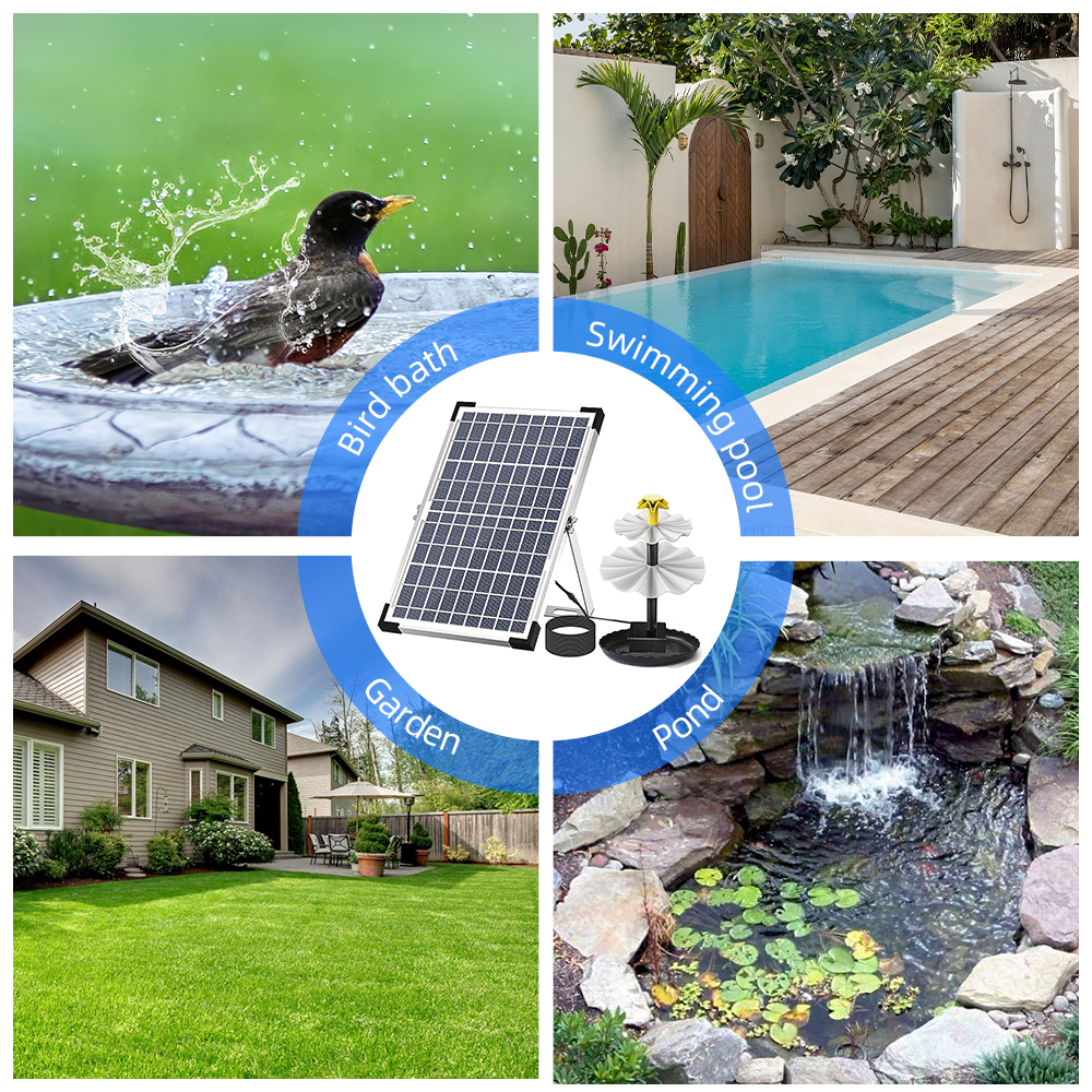Solar Fountain Pump for Bird B - Aquarium Fish Pond のレビューと価格