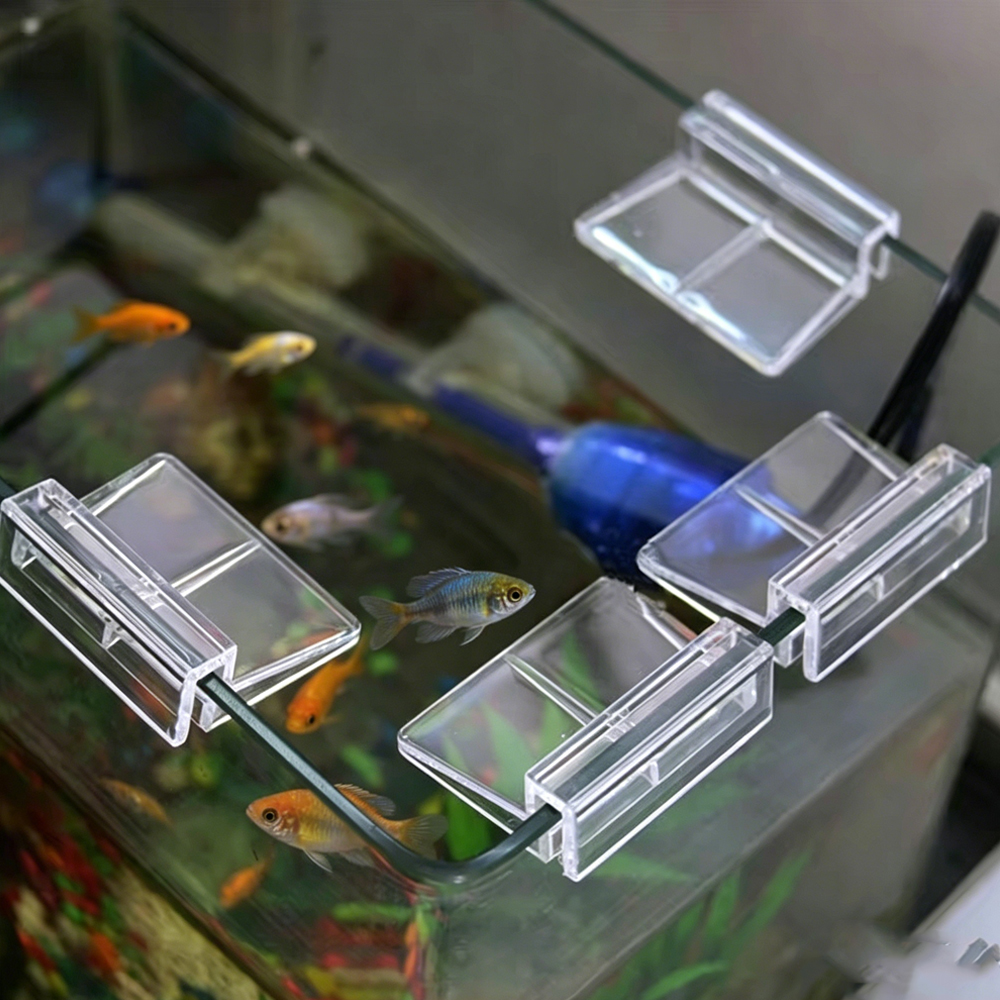 10Pcs Aquarium Acrylic Clips 5 - Aquarium Fish Elevator のレビューと価格
