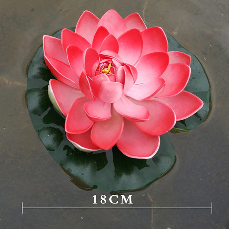 10cm/18cm Artificial Lotus Fak - Aquarium Fish Pond のレビューと価格