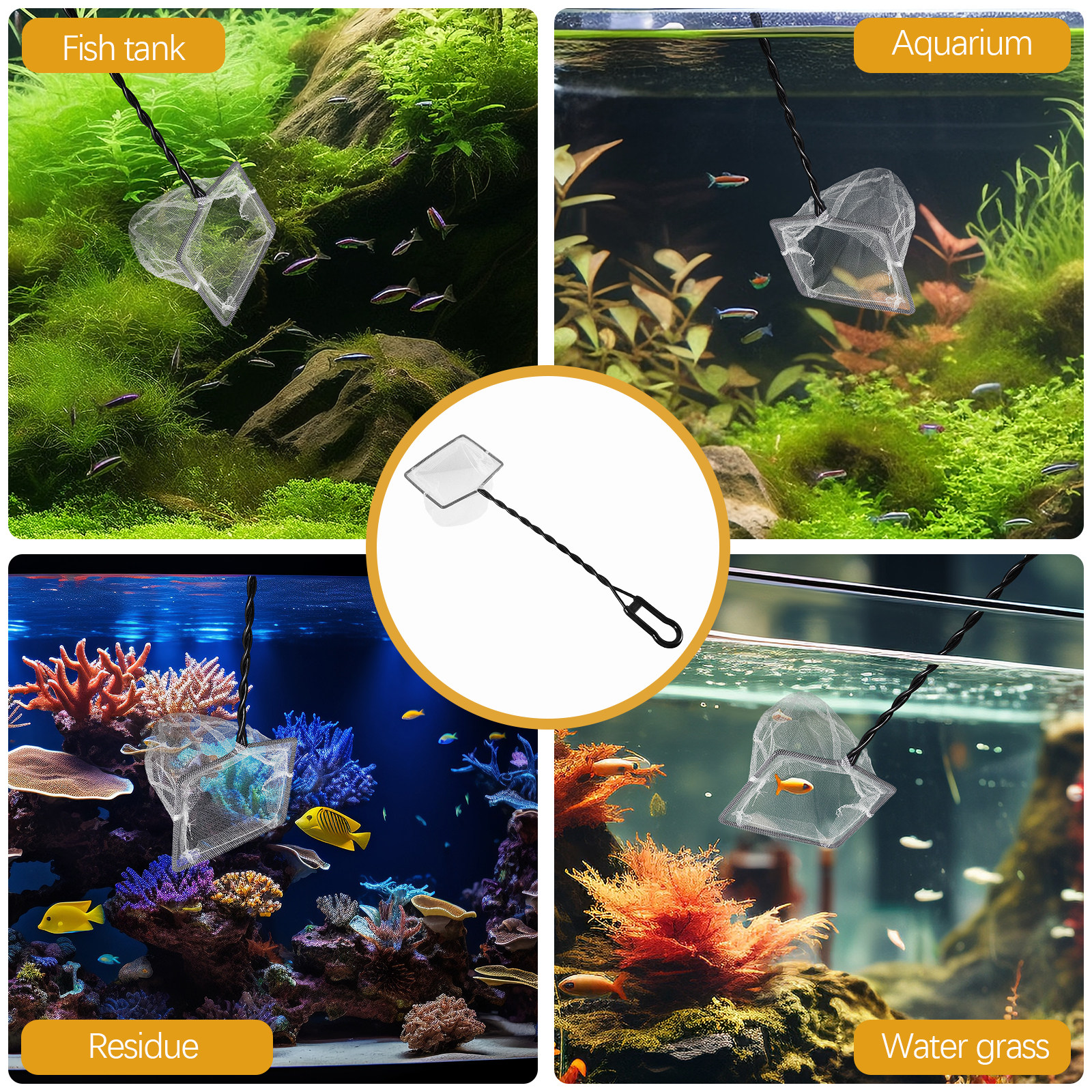 Fishing Net Multi-Use Aquarium - Aquarium Fishland のレビューと価格