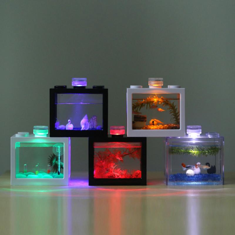 Micro Landscape Lamp LED Light - Aquarium Fish In Bowl のレビューと価格
