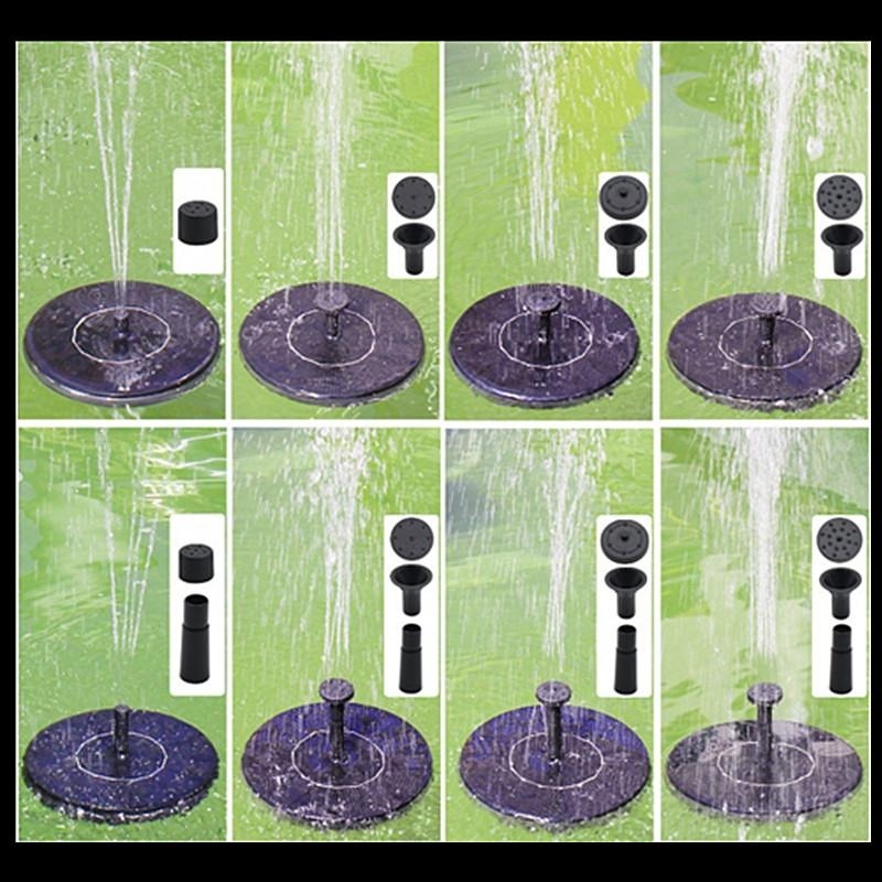 Solar Fountain Pump with 6 Noz - Aquarium Fish Pond のレビューと価格