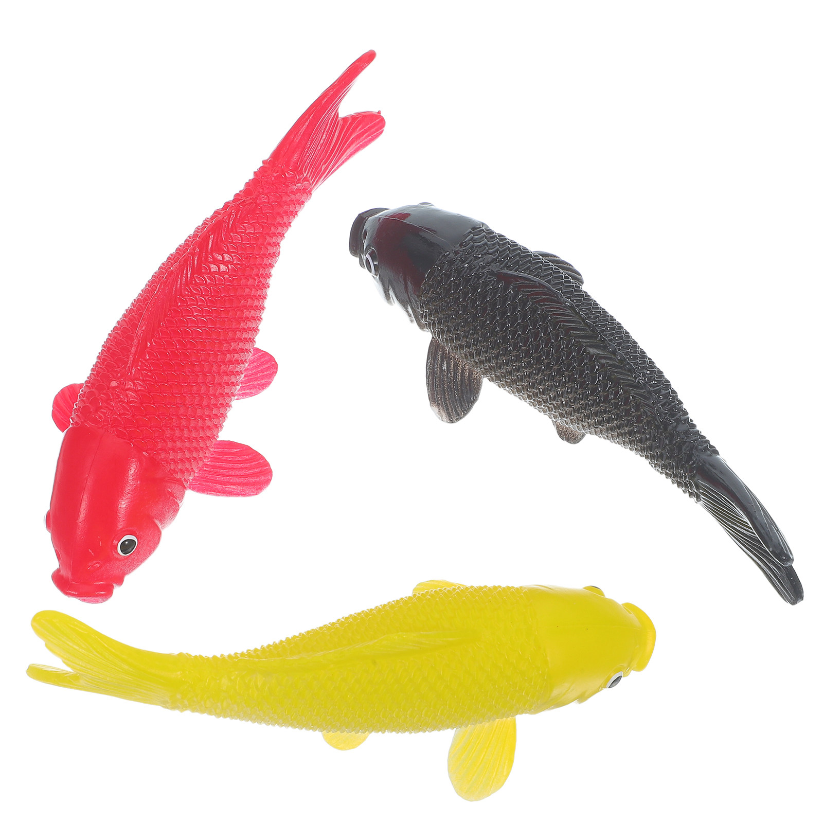 3pcs Fish Crafts Toys Realisti - Aquarium Goldfish のレビューと価格
