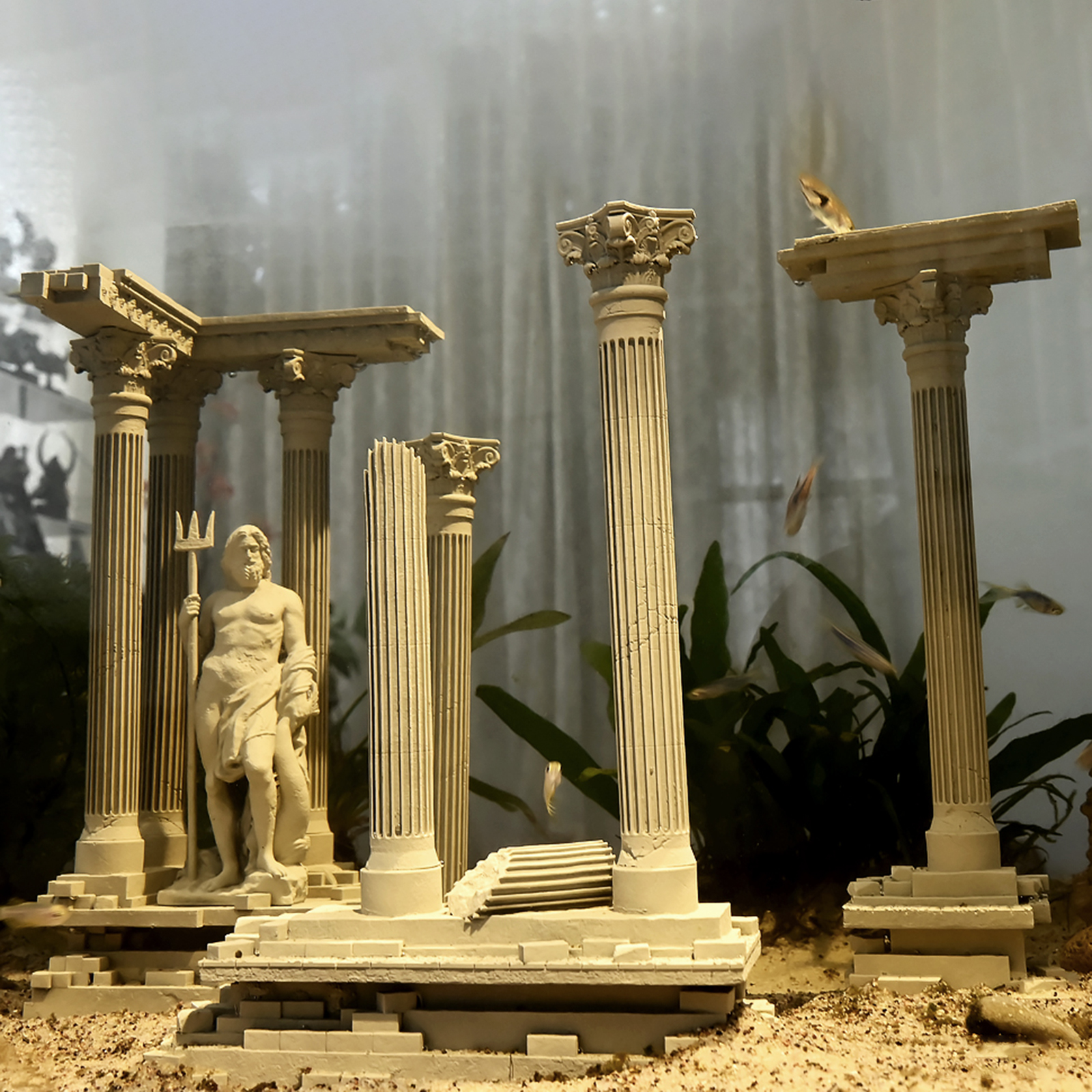 Roman Column Decoration Resin  - Aquarium Fish Elevator のレビューと価格
