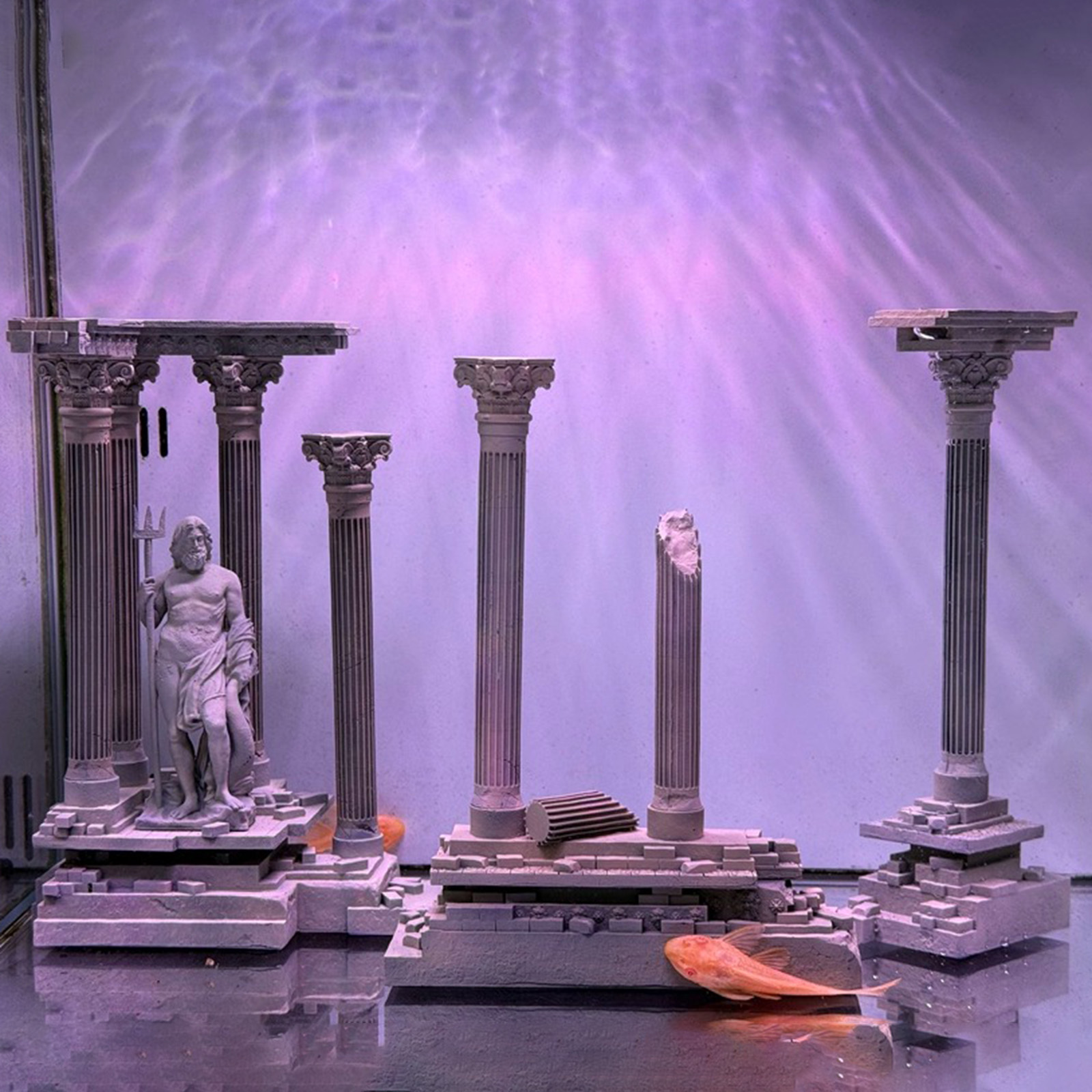 Roman Column Decoration Resin  - Aquarium Fish Elevator のレビューと価格