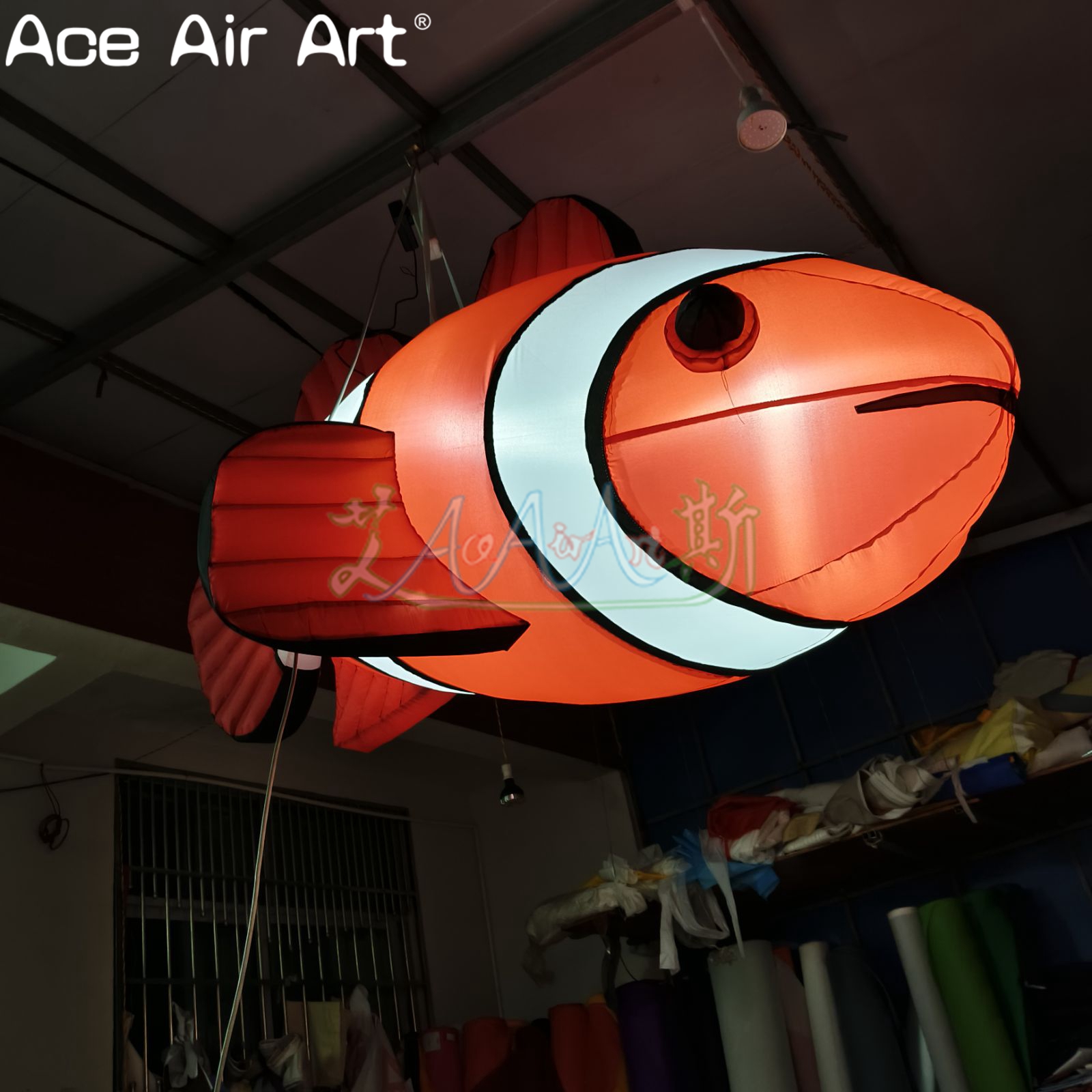 Inflatable Giant Clownfish Toy - Aquarium Fish In Nemo のレビューと価格