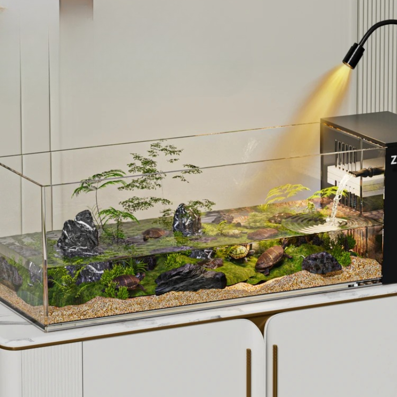 ‌Turtle Aquarium Tank - Fish & - Aquarium Goldfish のレビューと価格
