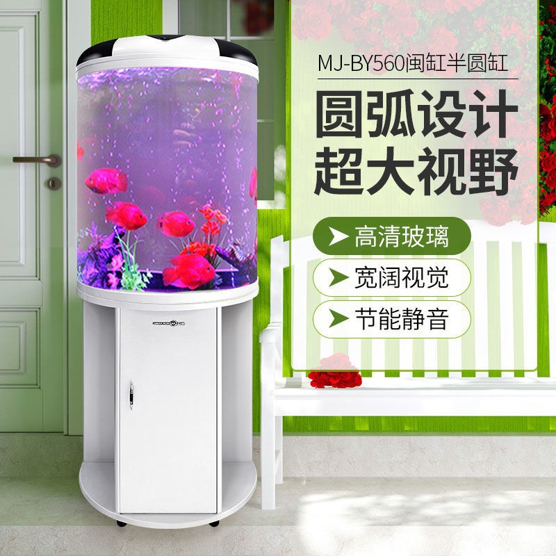 Fish tank living room Semicirc - Aquarium Goldfish のレビューと価格