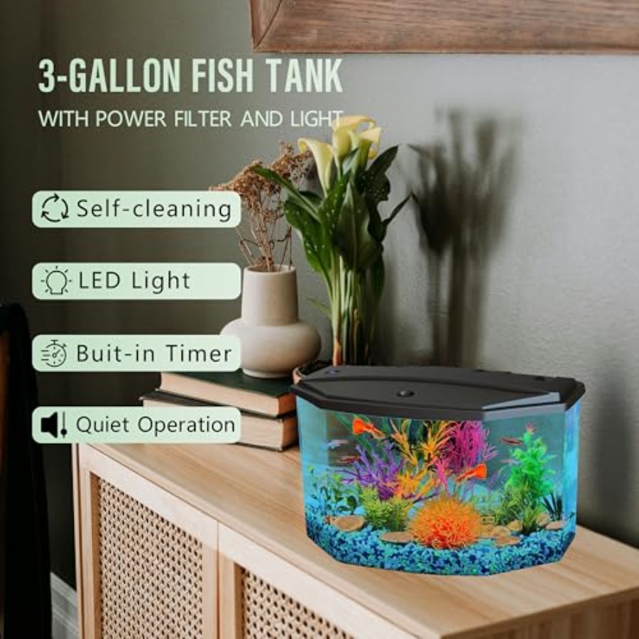 Plastic 3-Gallon Aquarium Star - Aquarium Fish Variety のレビューと価格