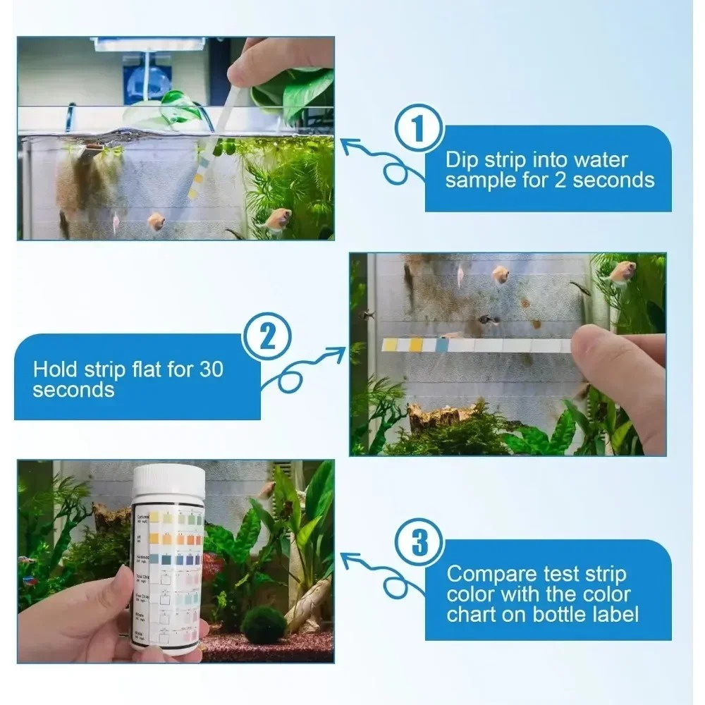Aquarium Test Strip  PH Qualit - Aquarium Fish Quality のレビューと価格