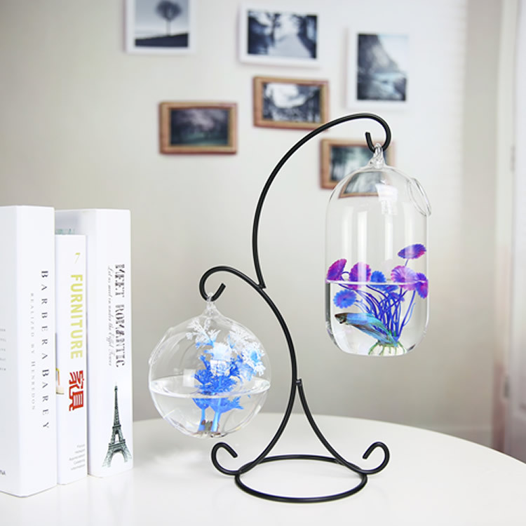 Creative Double-deck Suspended - Aquarium Fish In Bowl のレビューと価格
