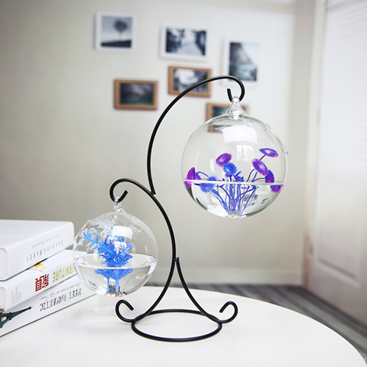 Creative Double-deck Suspended - Aquarium Fish In Bowl のレビューと価格