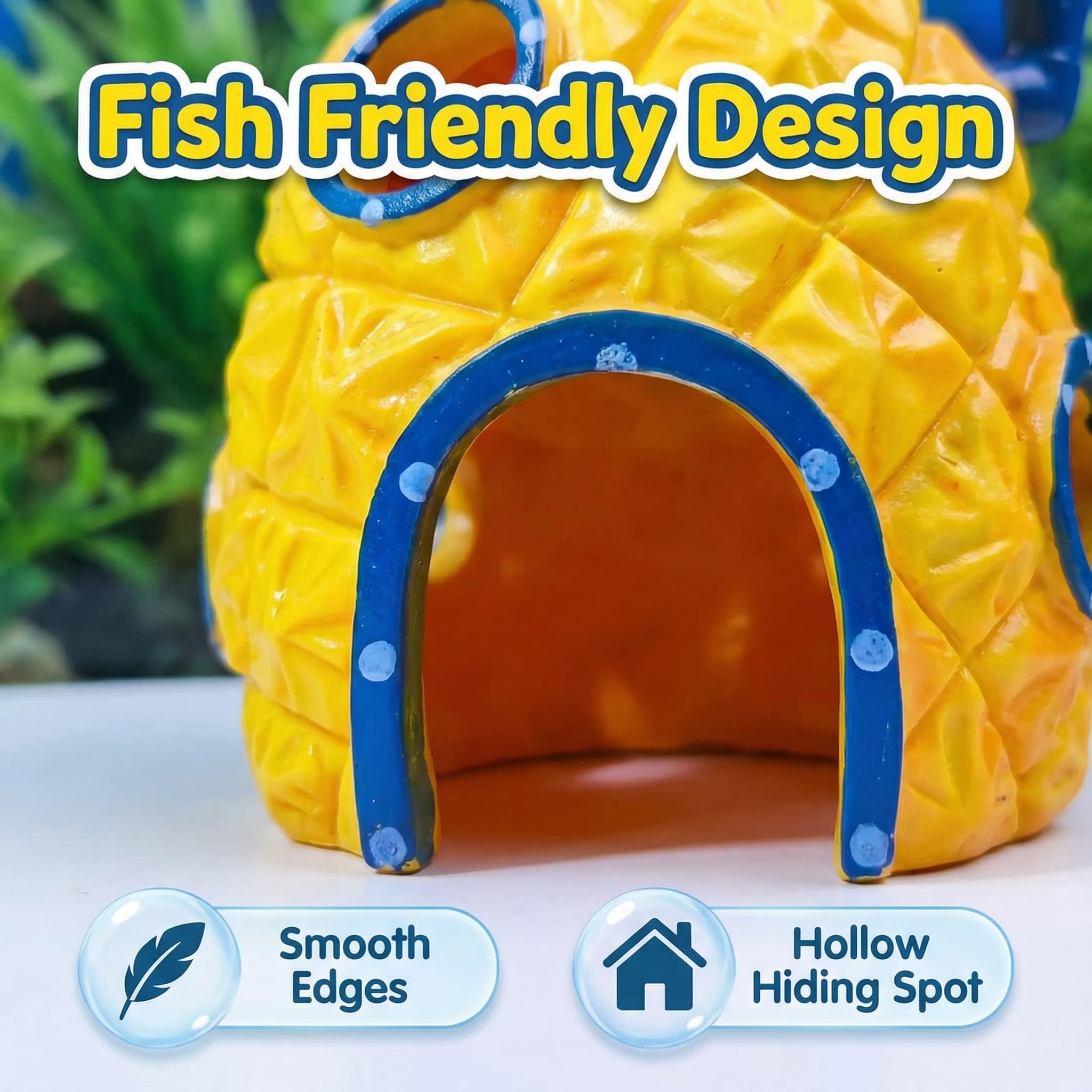 Pineapple House Aquarium Decor - Aquarium Fish Hiding Places のレビューと価格