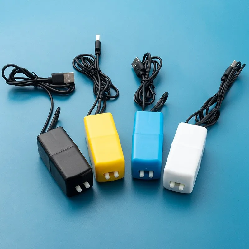 1Pc Double Hole Fish Tank Oxyg - Aquarium Fish Yellow And Black のレビューと価格