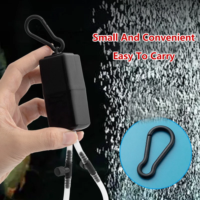 1Pc Double Hole Fish Tank Oxyg - Aquarium Fish Yellow And Black のレビューと価格
