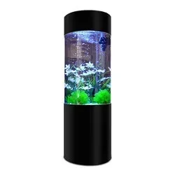 Floor Standing Cylinder Acryli - Aquarium Fish Elevator のレビューと価格