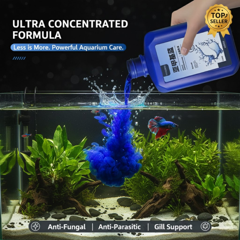 Aquarium Methylene Blue Liquid - Aquarium Fish Quality のレビューと価格