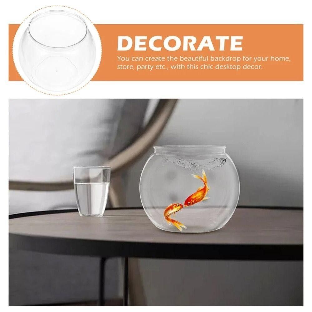 New Transparent Fish Tank Roun - Aquarium Fish In Bowl のレビューと価格