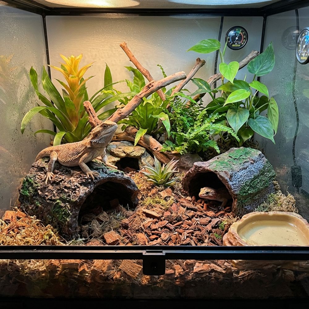 Simulation Reptile Hideout Hol - Aquarium Fish Hiding Places のレビューと価格
