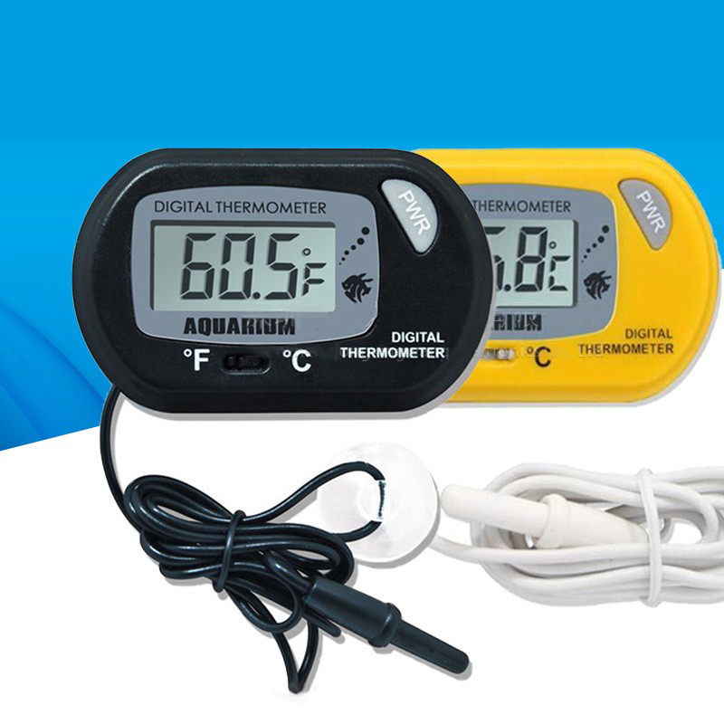 1PC 58*37mm Fish Tank Digital  - Aquarium Fish Yellow And Black のレビューと価格