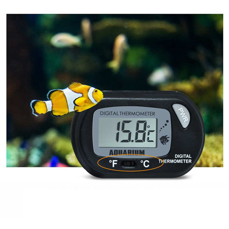 1PC 58*37mm Fish Tank Digital  - Aquarium Fish Yellow And Black のレビューと価格