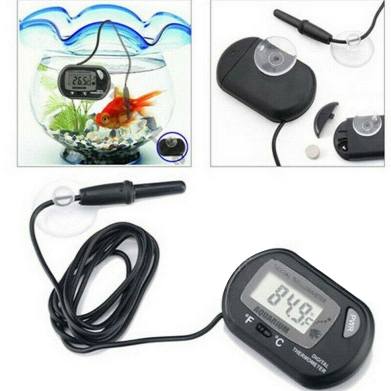 1PC 58*37mm Fish Tank Digital  - Aquarium Fish Yellow And Black のレビューと価格