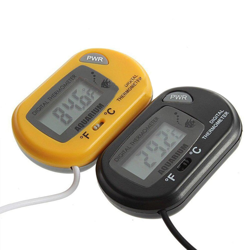 1PC 58*37mm Fish Tank Digital  - Aquarium Fish Yellow And Black のレビューと価格
